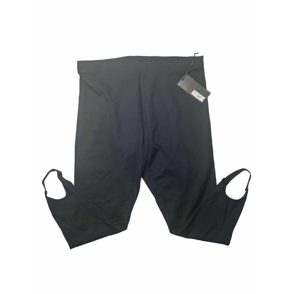 Future Collective Stirrup Leggings XXL Black Athleisure Trendy - Picture 1 of 3